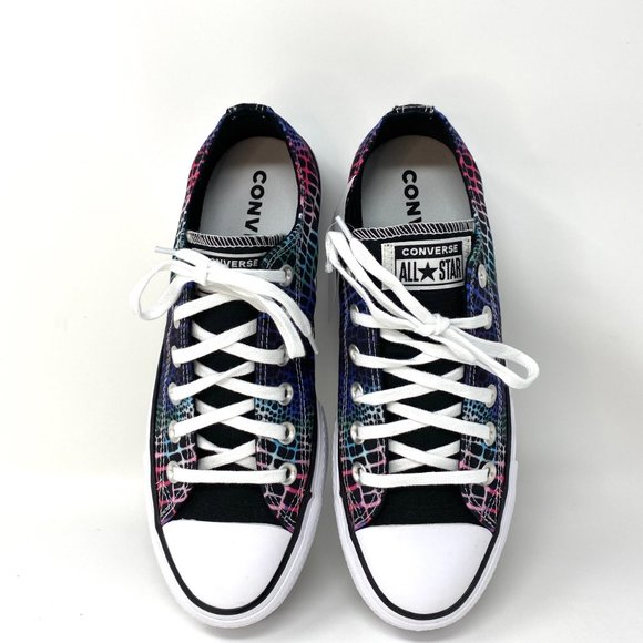 Converse Chuck Taylor AS Low Canvas Black Shoes Women's Platform Size 570518C - Picture 5 of 8